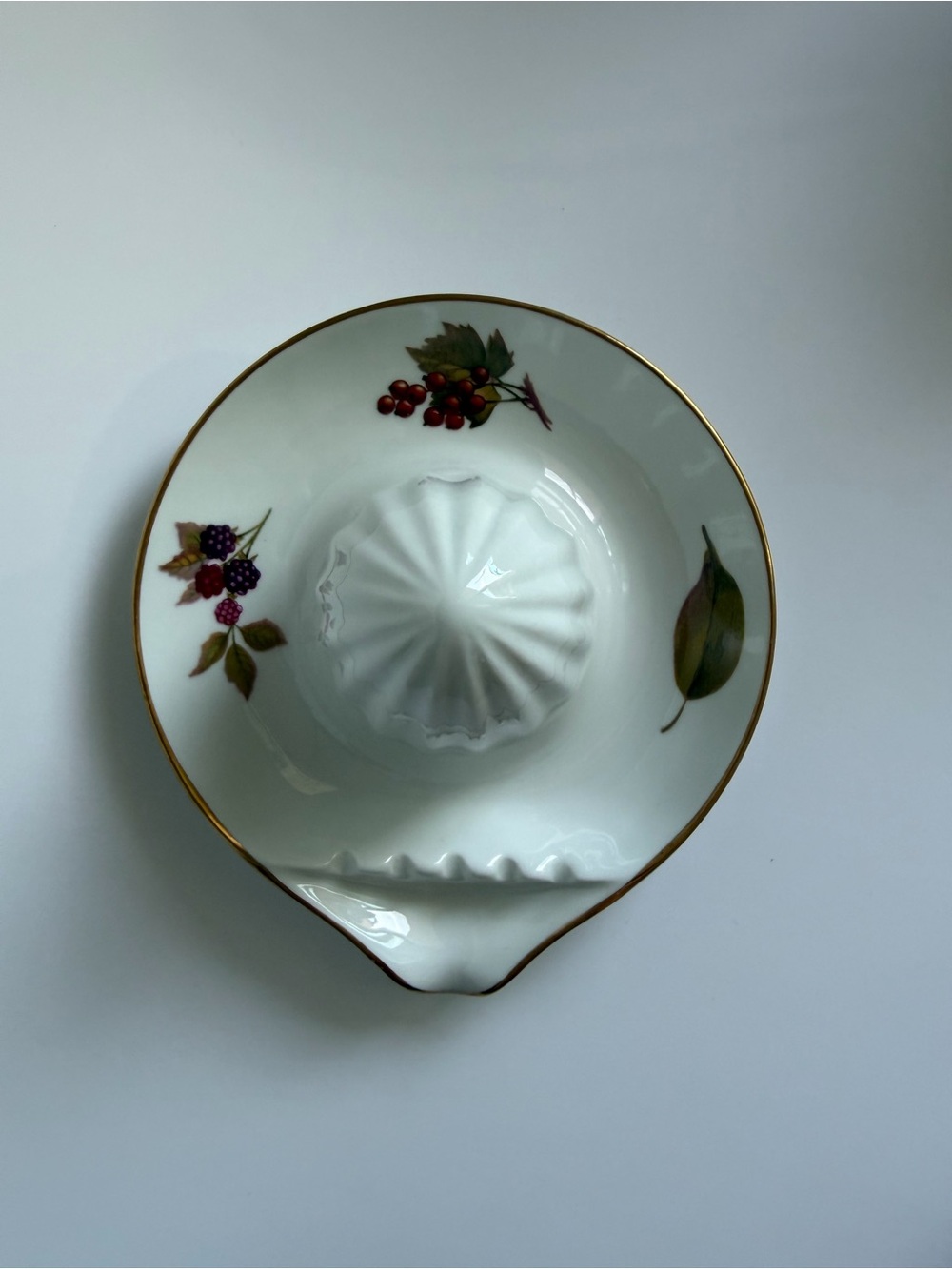 Royal Worcester Evesham Porcelain Citrus Juicer